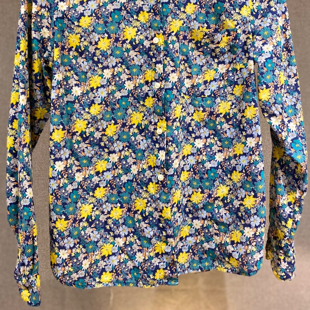 Old Navy “The Classic Shirt” Floral Print Blouse - Picture 2 of 5